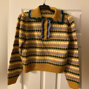 Mango printed sweater